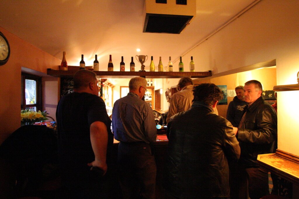 Enjoying ale in The Jolly Waggoner, Ardeley