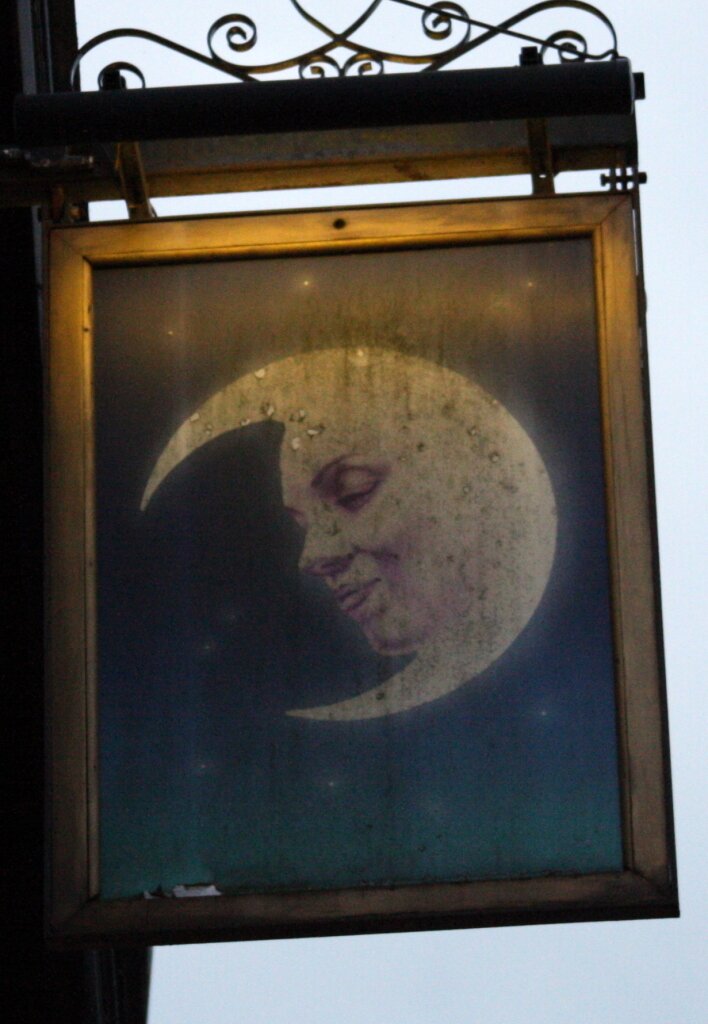 Half Moon pub sign