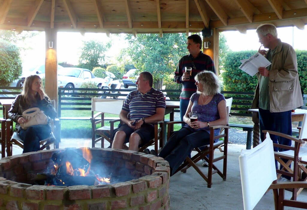 Firepit at The Rusty Gun