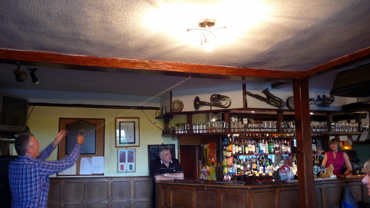 Ringing the Bull game in The Chequers