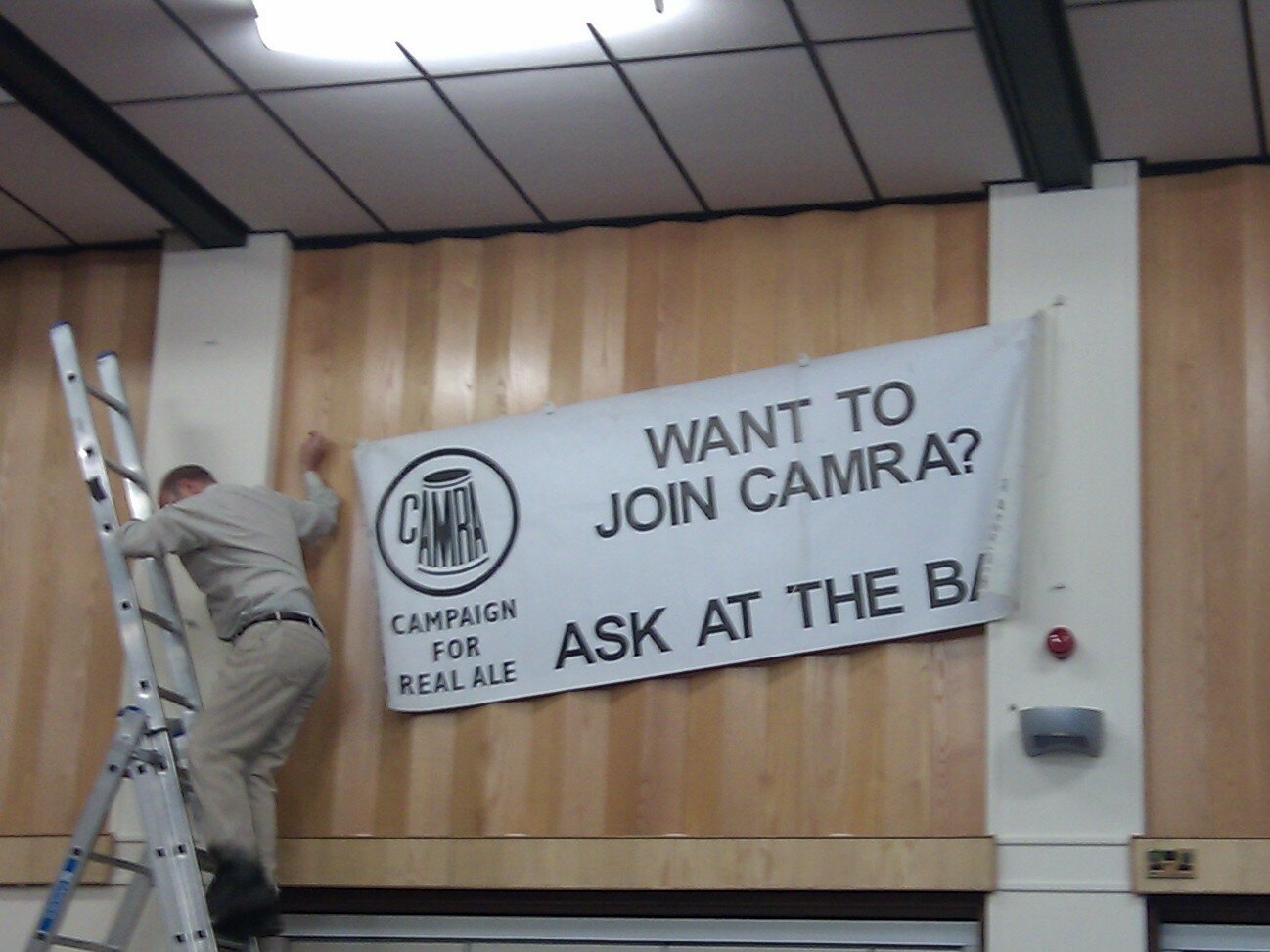 Recruiting poster goes up