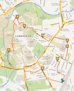Cambridge Ramble Map